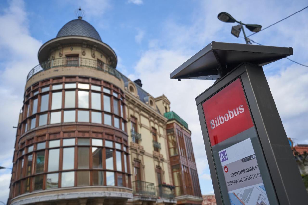 Apartamento Bio Exclusivo Con Mirador En Bilbao Y Aparcamiento Publico Gratuito 아파트 외부 사진