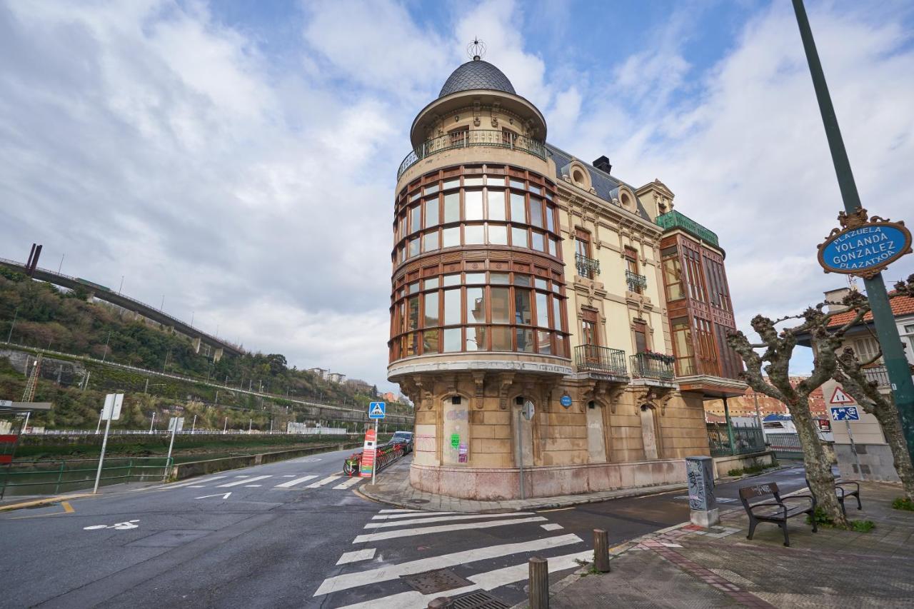 Apartamento Bio Exclusivo Con Mirador En Bilbao Y Aparcamiento Publico Gratuito 아파트 외부 사진