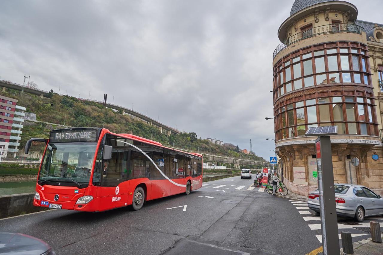 Apartamento Bio Exclusivo Con Mirador En Bilbao Y Aparcamiento Publico Gratuito 아파트 외부 사진