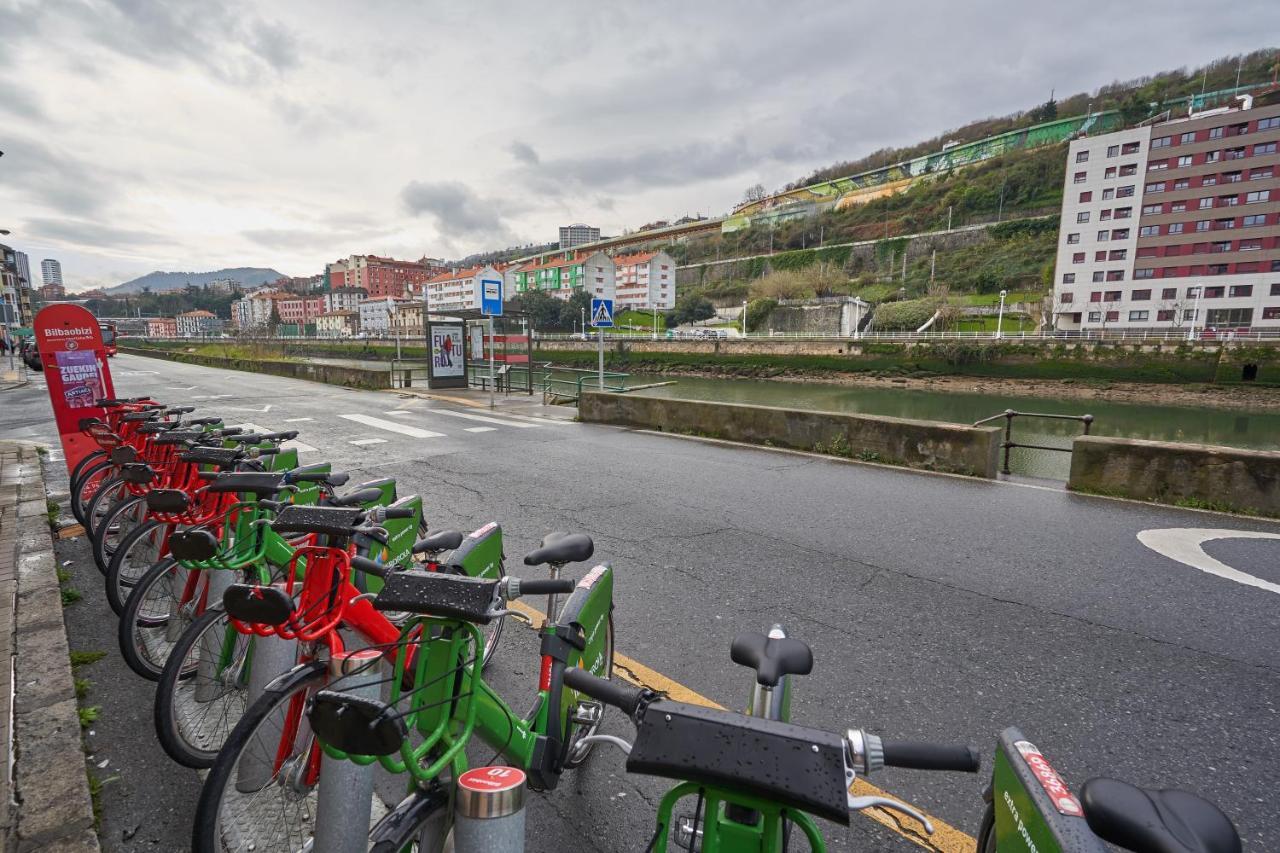 Apartamento Bio Exclusivo Con Mirador En Bilbao Y Aparcamiento Publico Gratuito 아파트 외부 사진